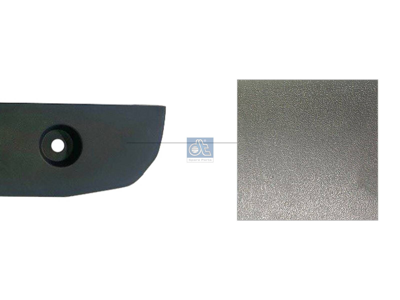 DT Spare Parts 1.00262 Cover, bumper, left