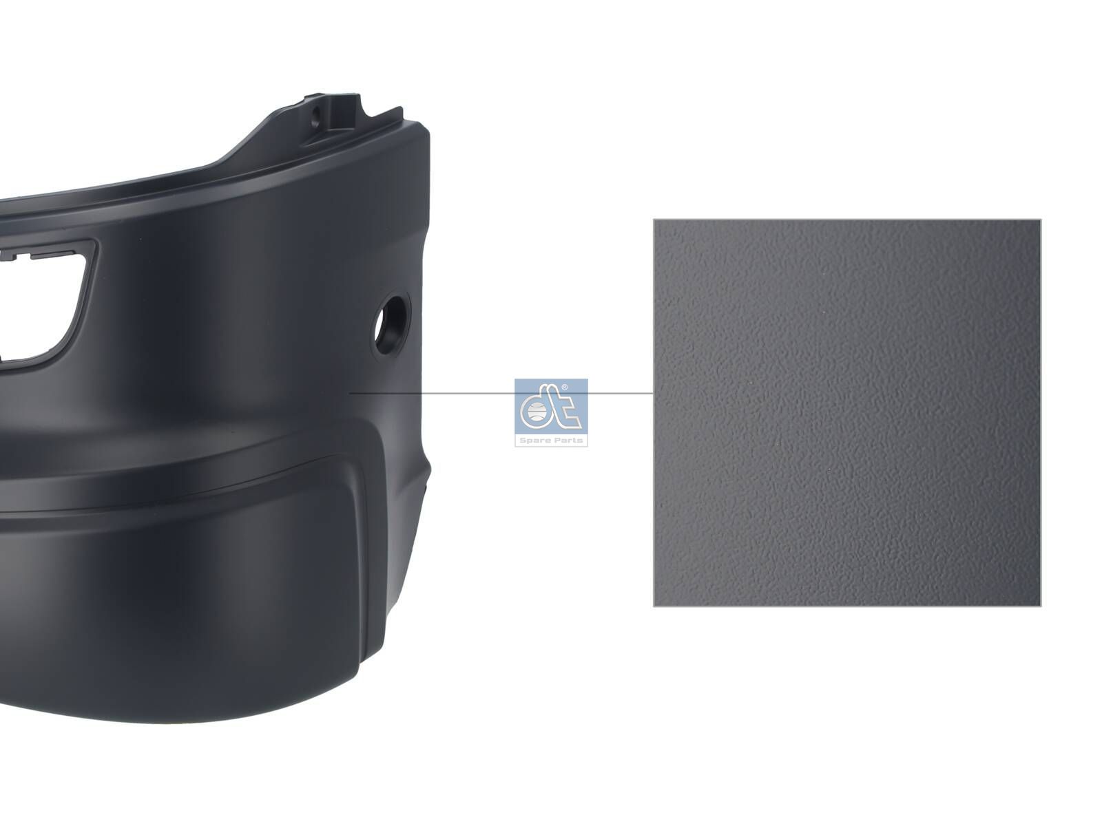 DT Spare Parts 1.00333 Bumper corner, left