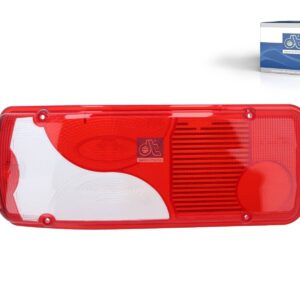 DT Spare Parts 1.21830 Tail lamp glass, left, L: 400 mm, H: 160 mm