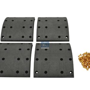 DT Spare Parts 1.35000 Drum brake lining kit, axle kit, W: 203 mm, S: 19 mm