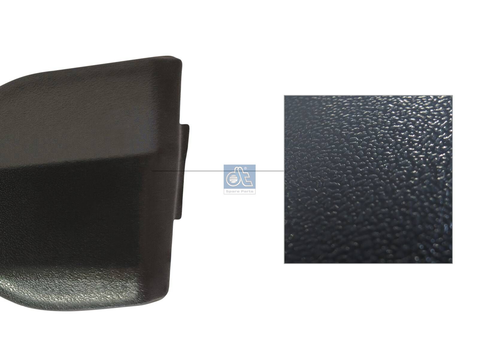 DT Spare Parts 1.55025 Bumper cover, left