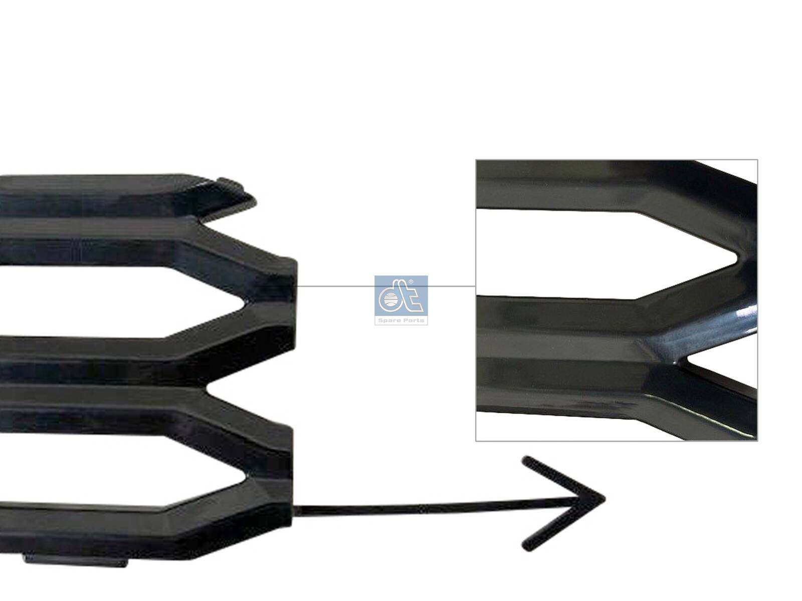 DT Spare Parts 2.00404 Cover cap, right