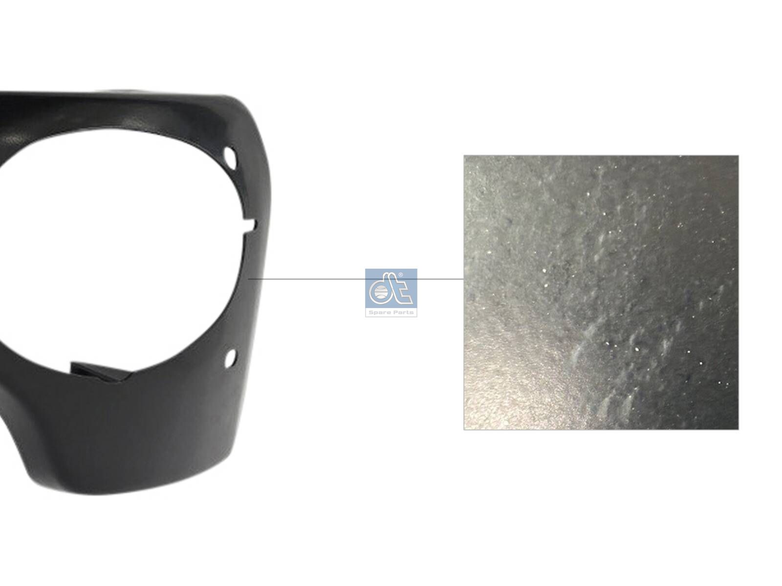 DT Spare Parts 2.00441 Bumper corner, right