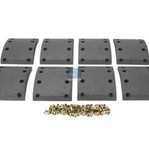 DT Spare Parts 3.96448 Drum brake lining kit, axle kit - oversize, D: 360 mm, W: 140 mm, S: 17.3 mm
