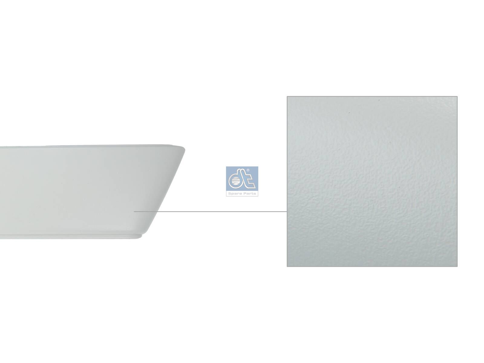 DT Spare Parts 4.69377 Cover, lateral, right, with bracket