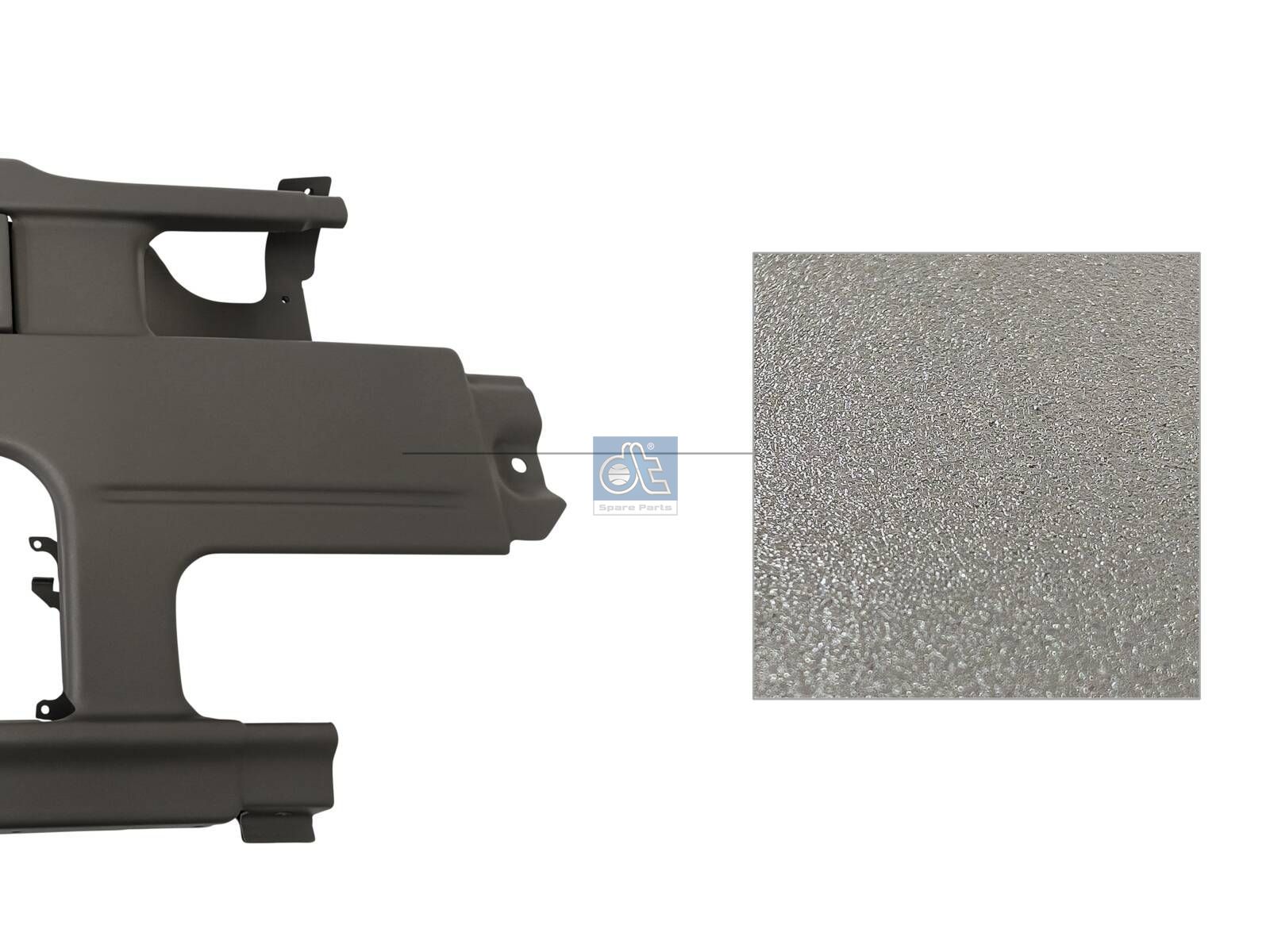 DT Spare Parts 4.71024 Bumper, front, right