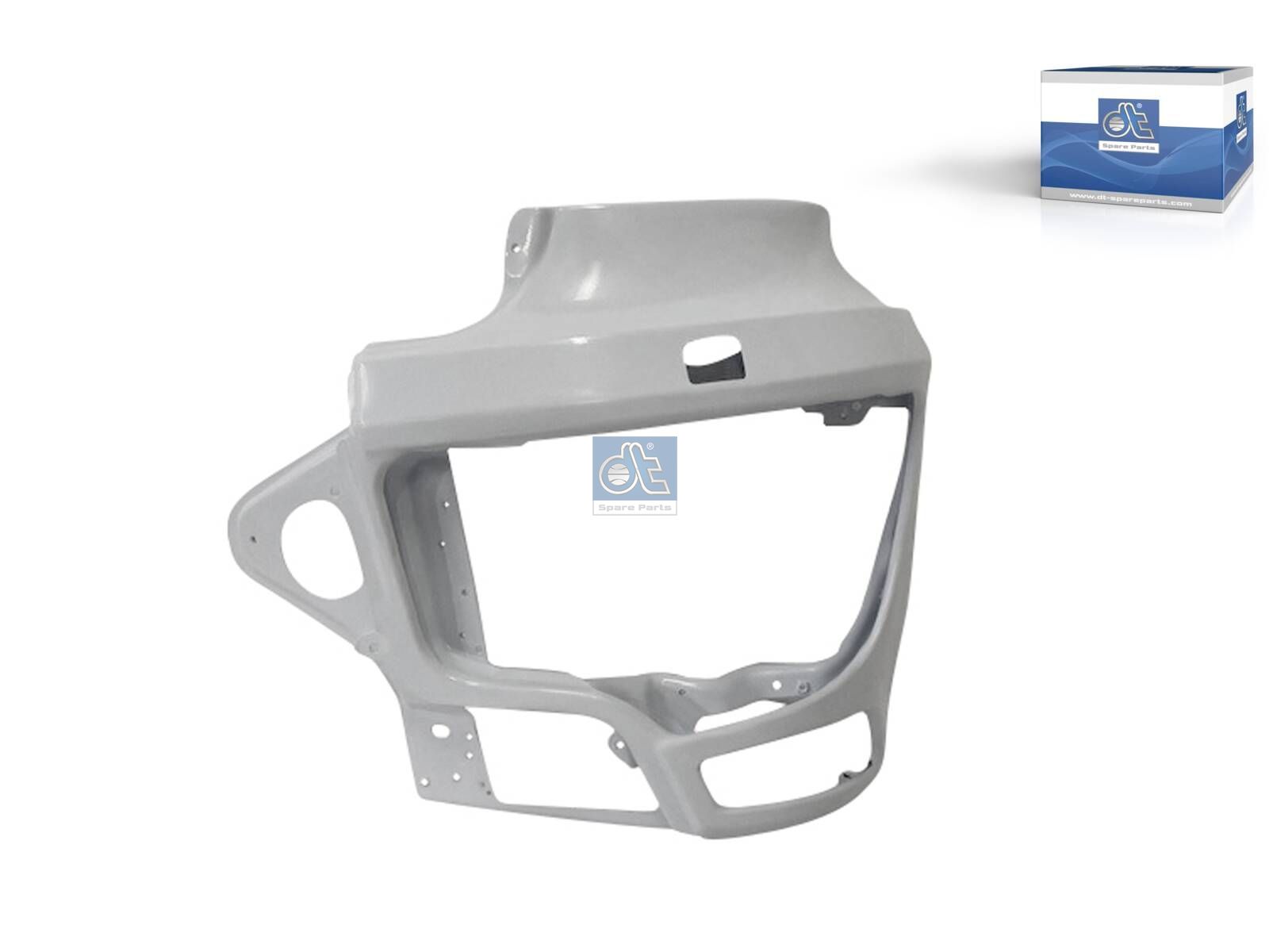 DT Spare Parts 4.74210 Bumper corner, left, white primed