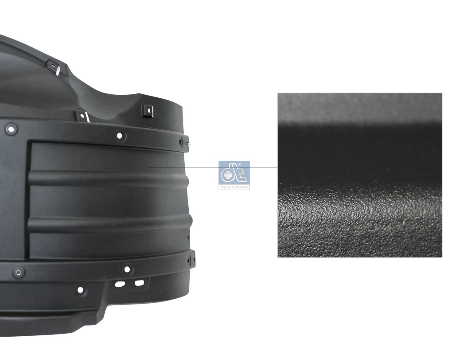 DT Spare Parts 5.00520SP Front fender, right