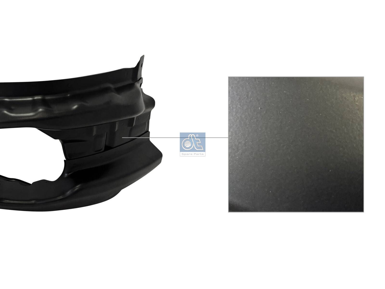 DT Spare Parts 5.10334 Cover, bumper, left