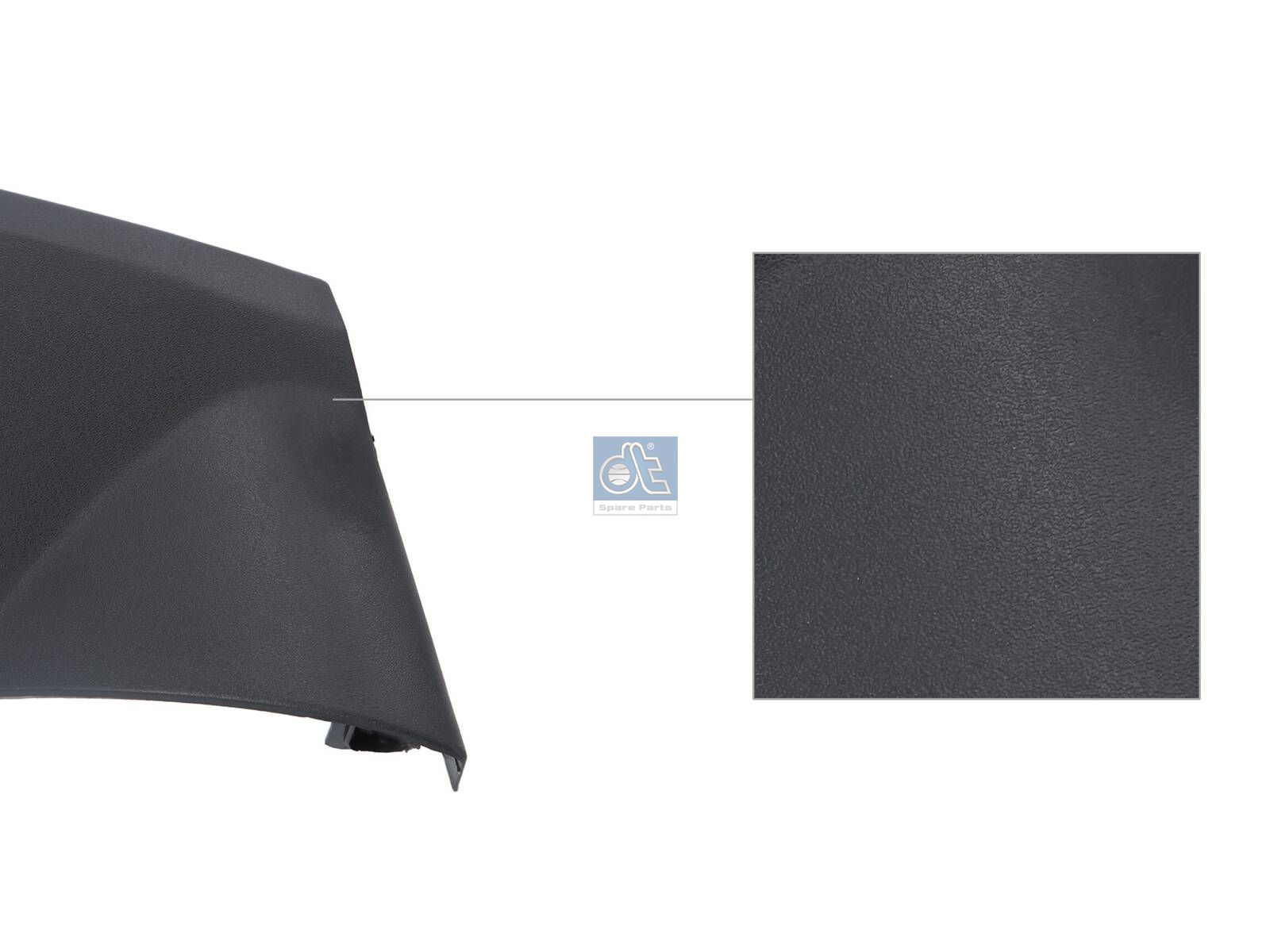 DT Spare Parts 5.16227 Cover, bumper, left